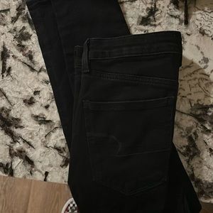 All black American Eagle Jeans